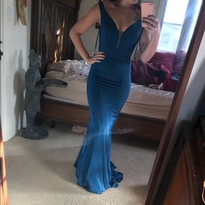 Clarisse size 0 Teal prom dress/formal event dress